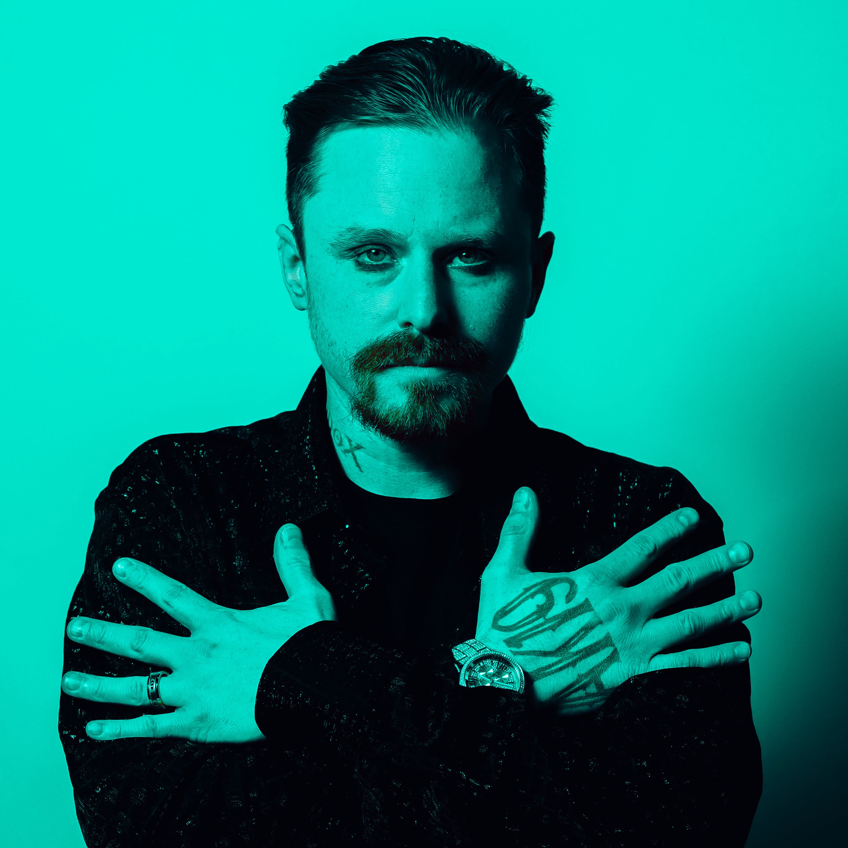 Blacklite District Portrait