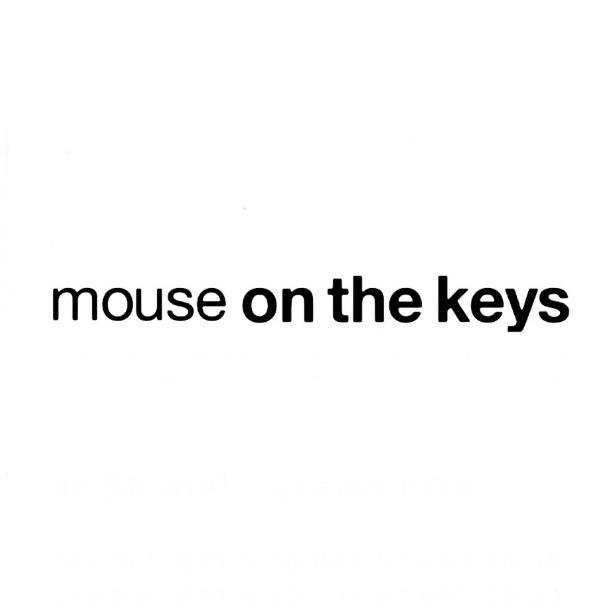 mouse on the keys Portrait