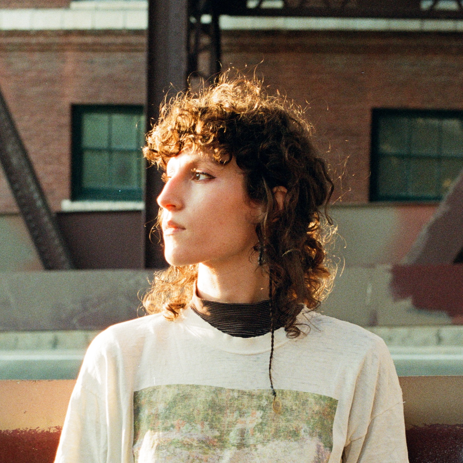 Squirrel Flower Portrait