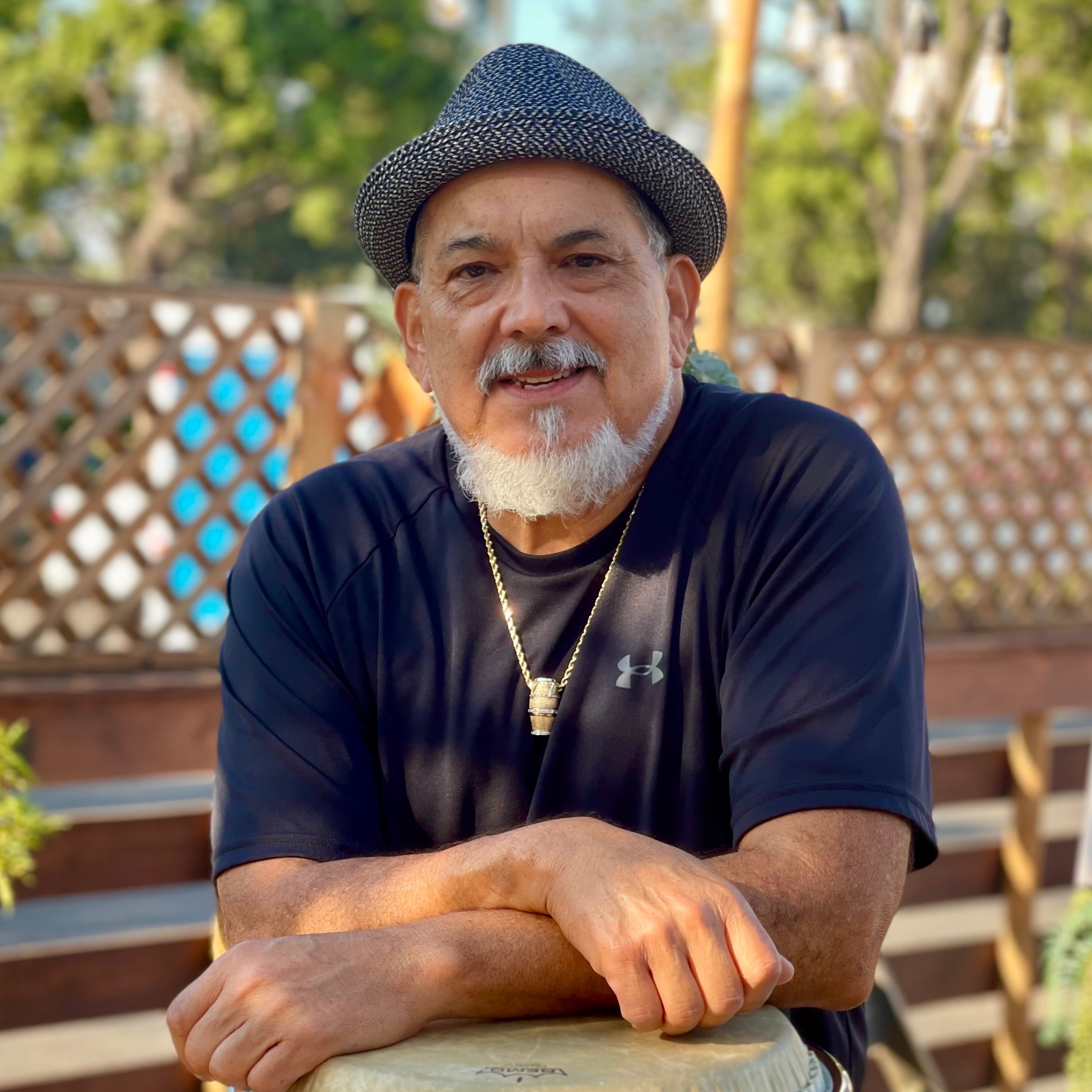 Poncho Sanchez portrait