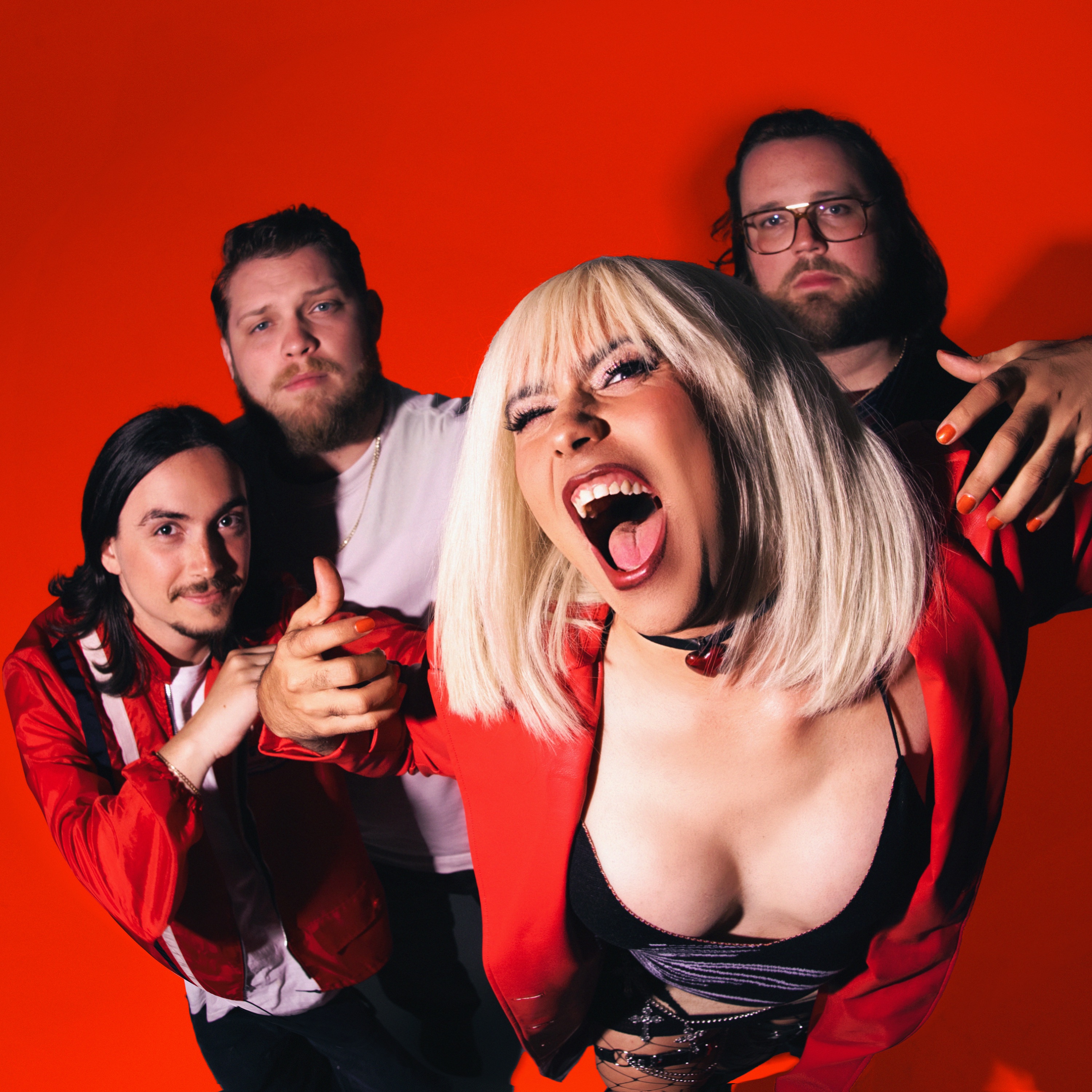 Rainbow Kitten Surprise Portrait