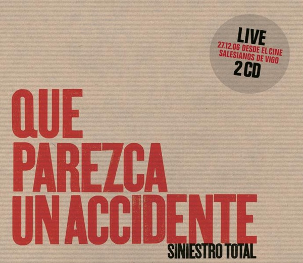 Que Parezca un Accidente (Live) album cover