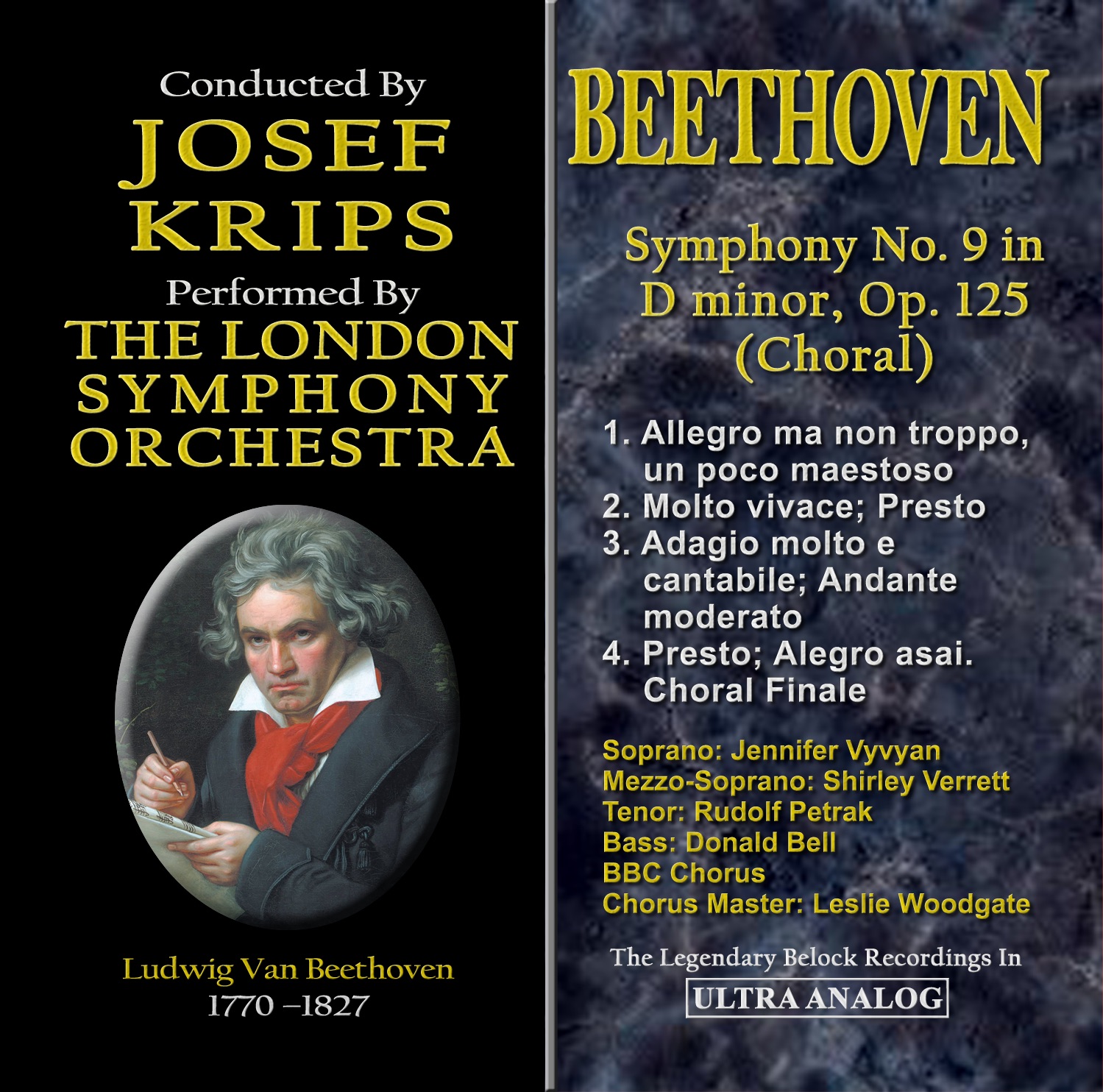 Beethoven: Symphony No. 9 album cover