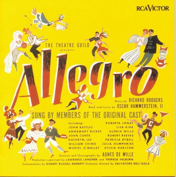 Allegro (Original 1947 Broadway Cast Recording) album cover