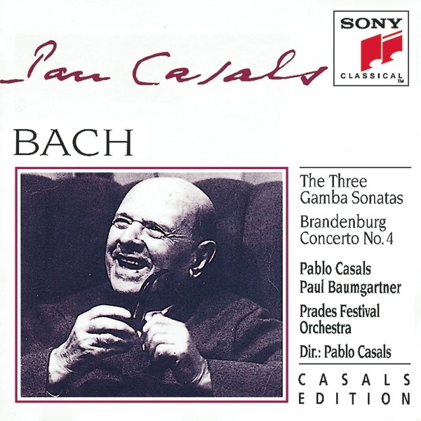 Bach: The Three Gamba Sonatas, Brandenburg Concerto No. 4 album cover