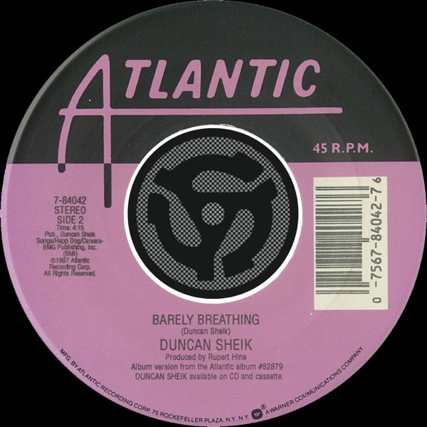 Barely Breathing / Wishful Thinking [Digital 45] - Single album cover
