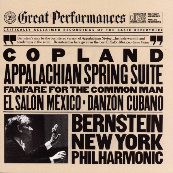 Great Performances - Bernstein Conducts Copland album cover