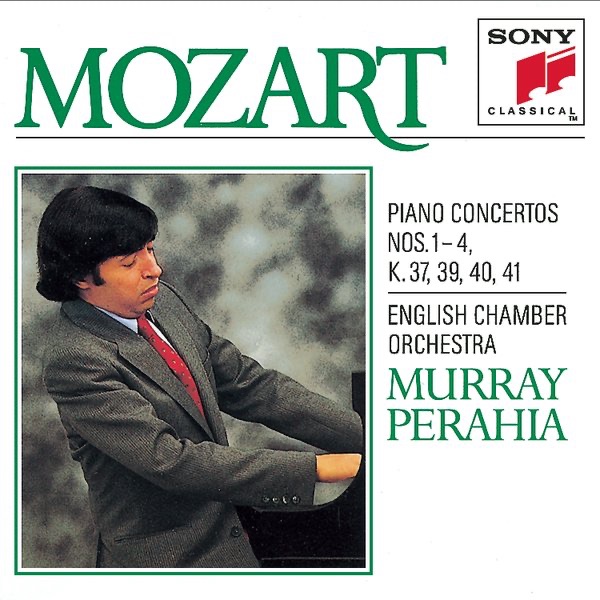Mozart: Concertos for Piano and Orchestra Nos. 1-4 album cover