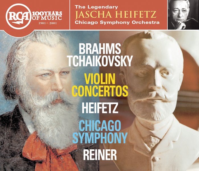 Tchaikovsky & Brahms: Violin Concertos album cover