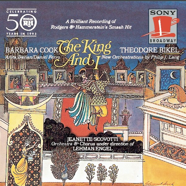 The King and I (1960 Studio Cast Recording) album cover