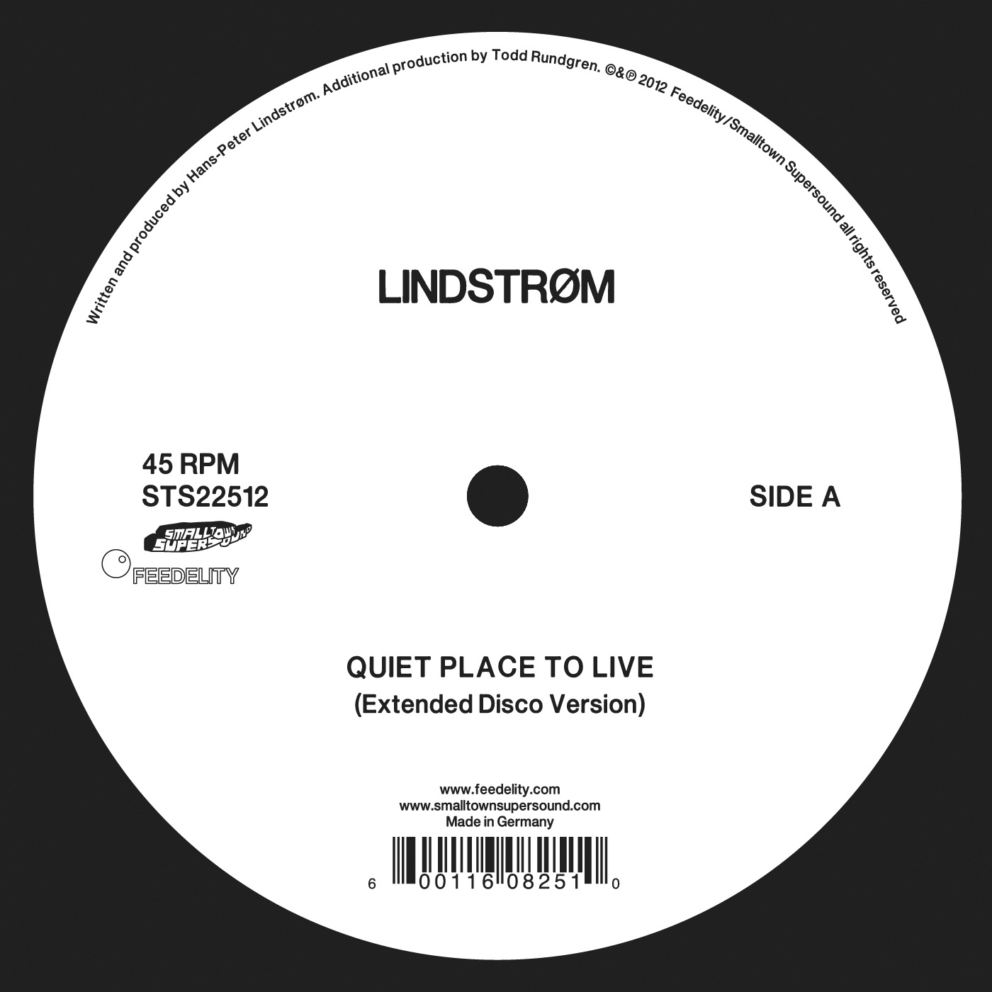Quiet Place to Live (Remixes) - Single album cover