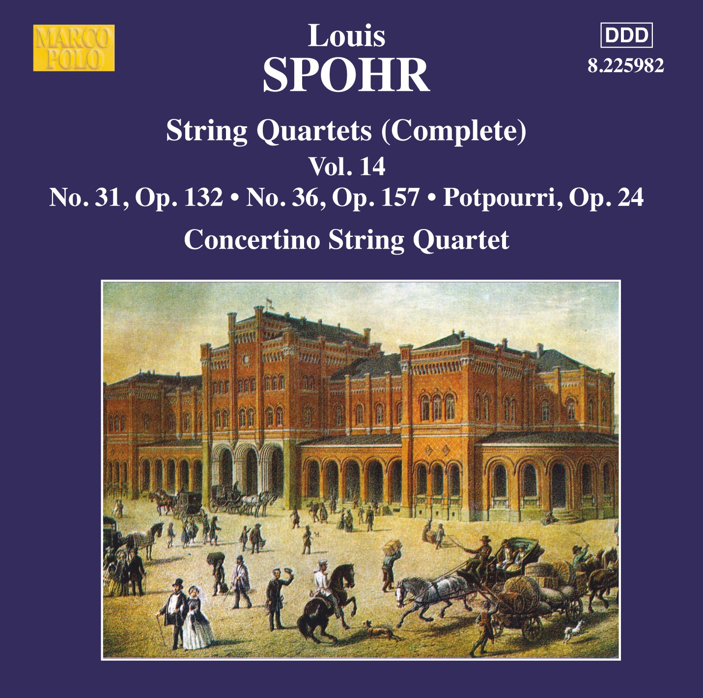 Spohr: String Quartets Nos. 31 and 36 album cover