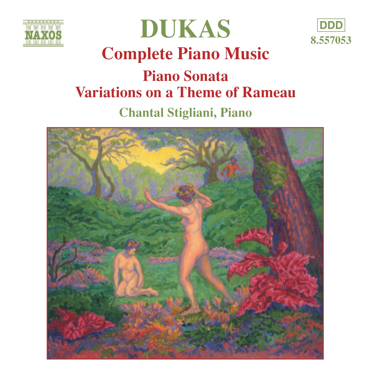 Dukas: Piano Sonata - Variations On A Theme of Rameau album cover