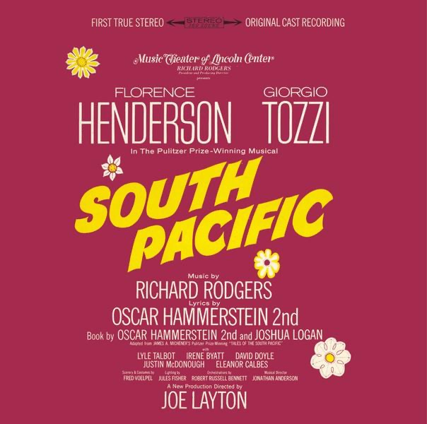 South Pacific (1967 Lincoln Center Cast Recording) album cover