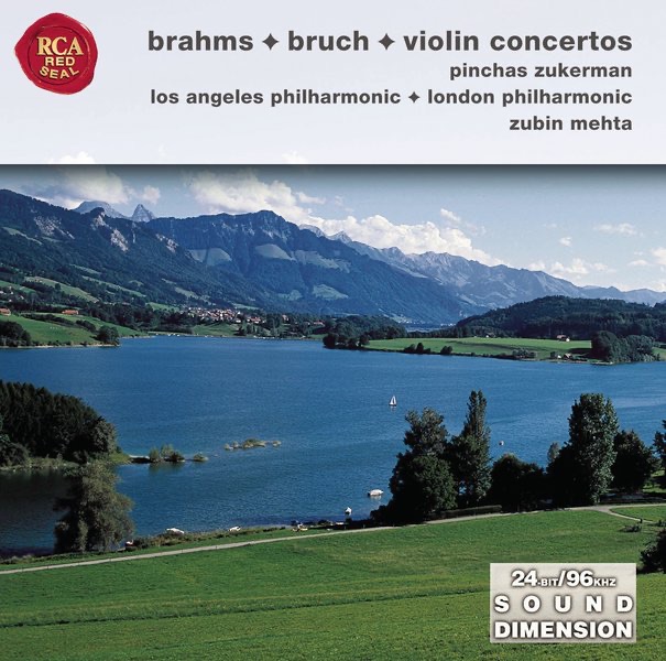 Brahms & Bruch, Violin Concertos album cover