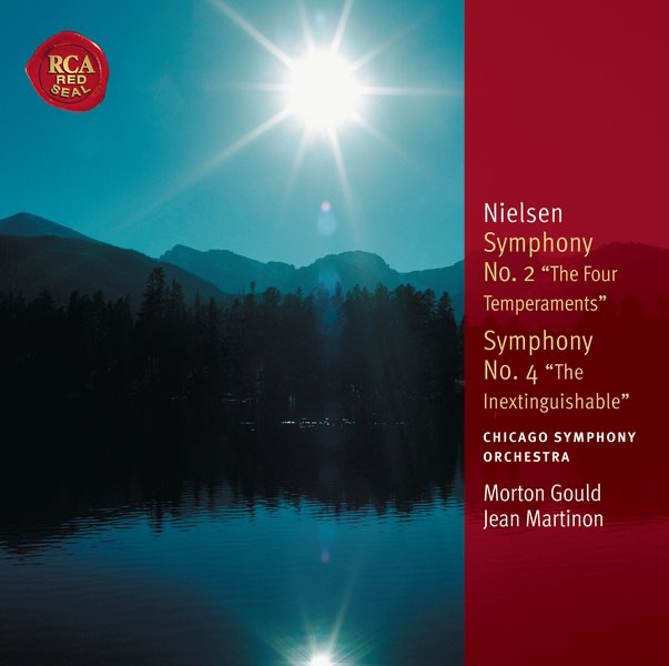Nielsen: Symphony No. 2 "The Four Temperaments" & Symphony No. 4 "Inextinguishable" album cover