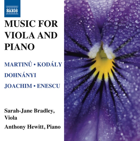 East European Romantic Music for Viola and Piano album cover