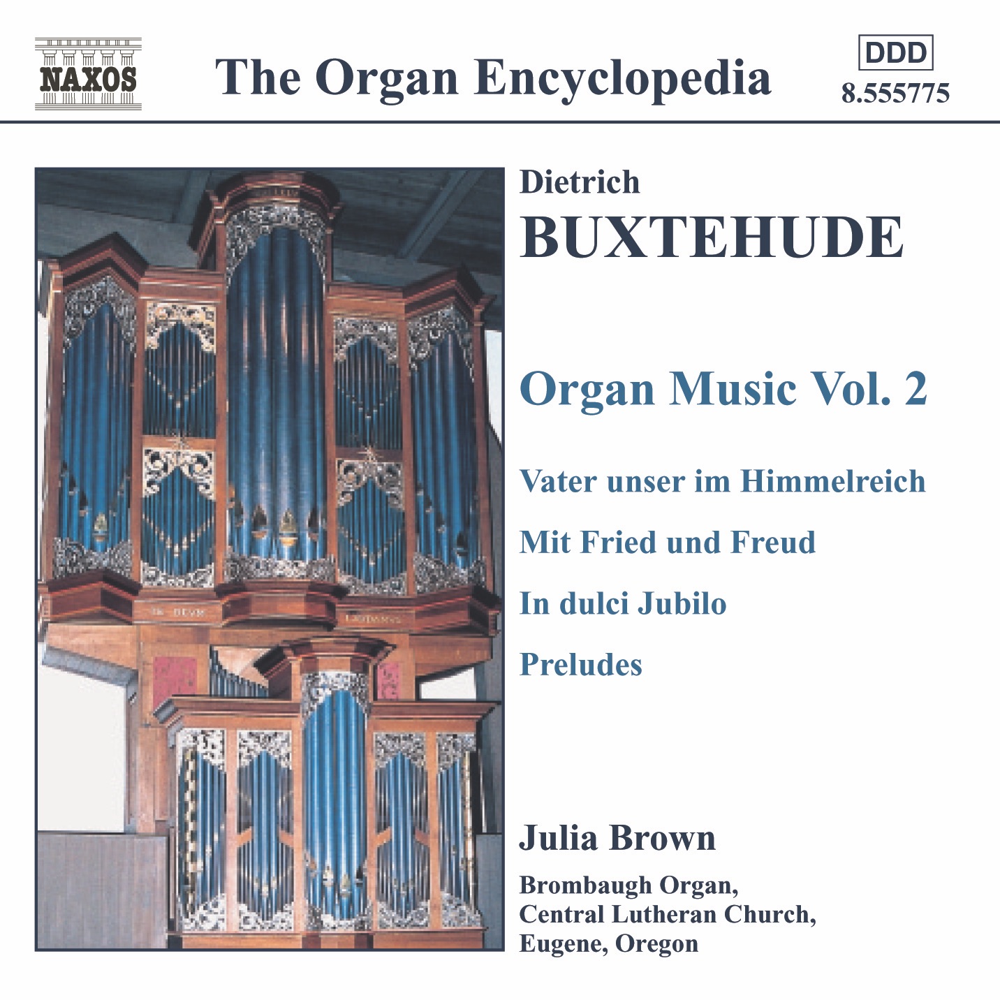 Buxtehude: Organ Music, Vol. 2 album cover