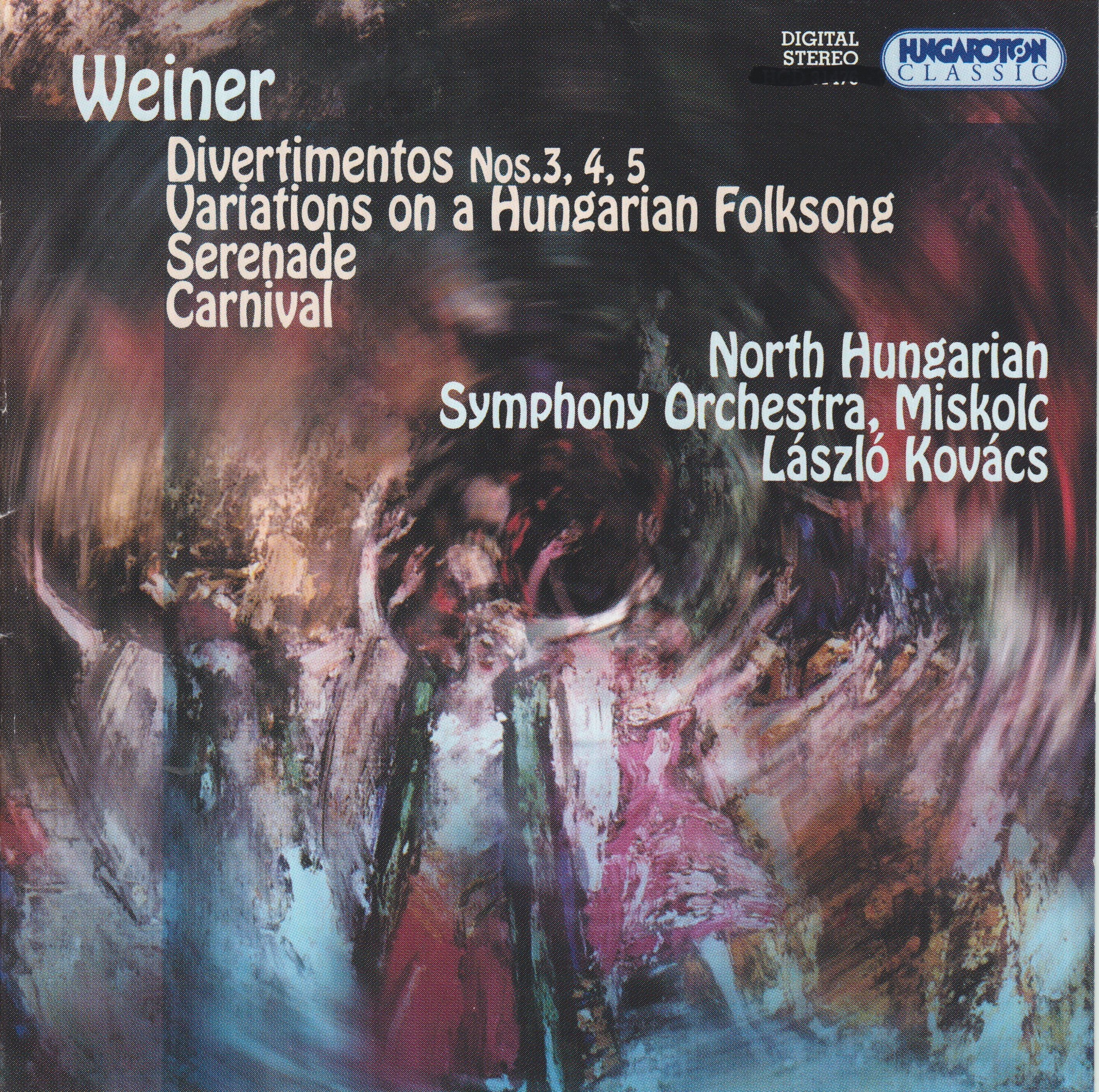 Weiner: Works for Orchestra album cover