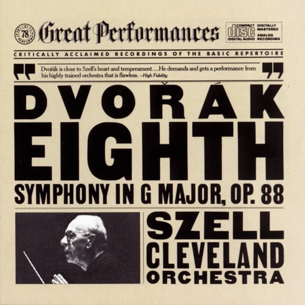 Dvořák: Symphony No. 8 album cover