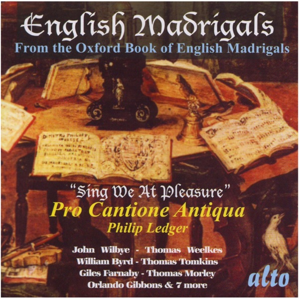 English Madrigals - Sing We At Pleasure album cover