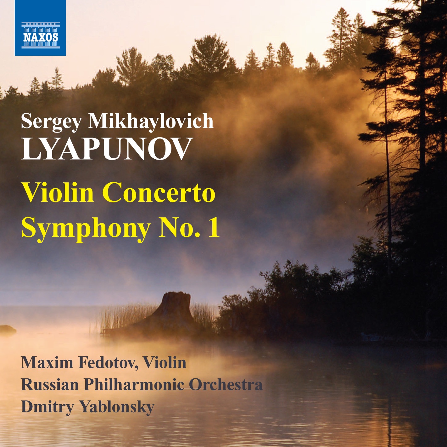 Lyapunov: Violin Concerto - Symphony No. 1 album cover