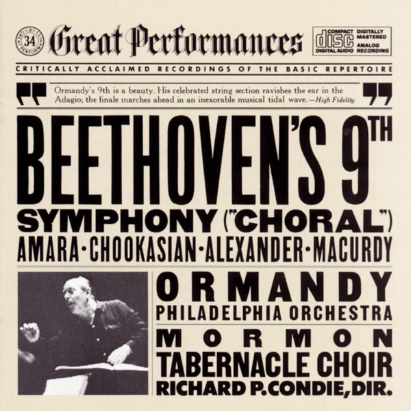 Beethoven: Symphony No. 9 In D Minor, Op. 125 "Choral" album cover