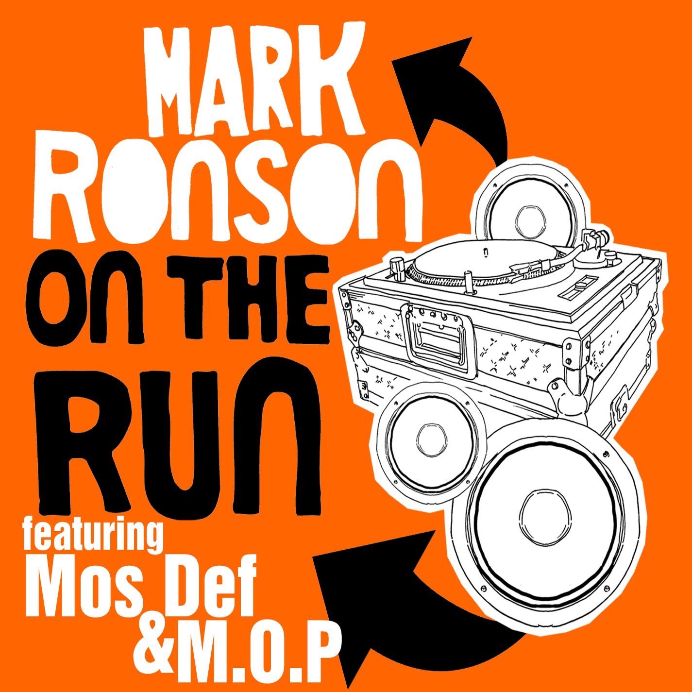 On the Run (feat. Mos Def & MOP) - Single album cover