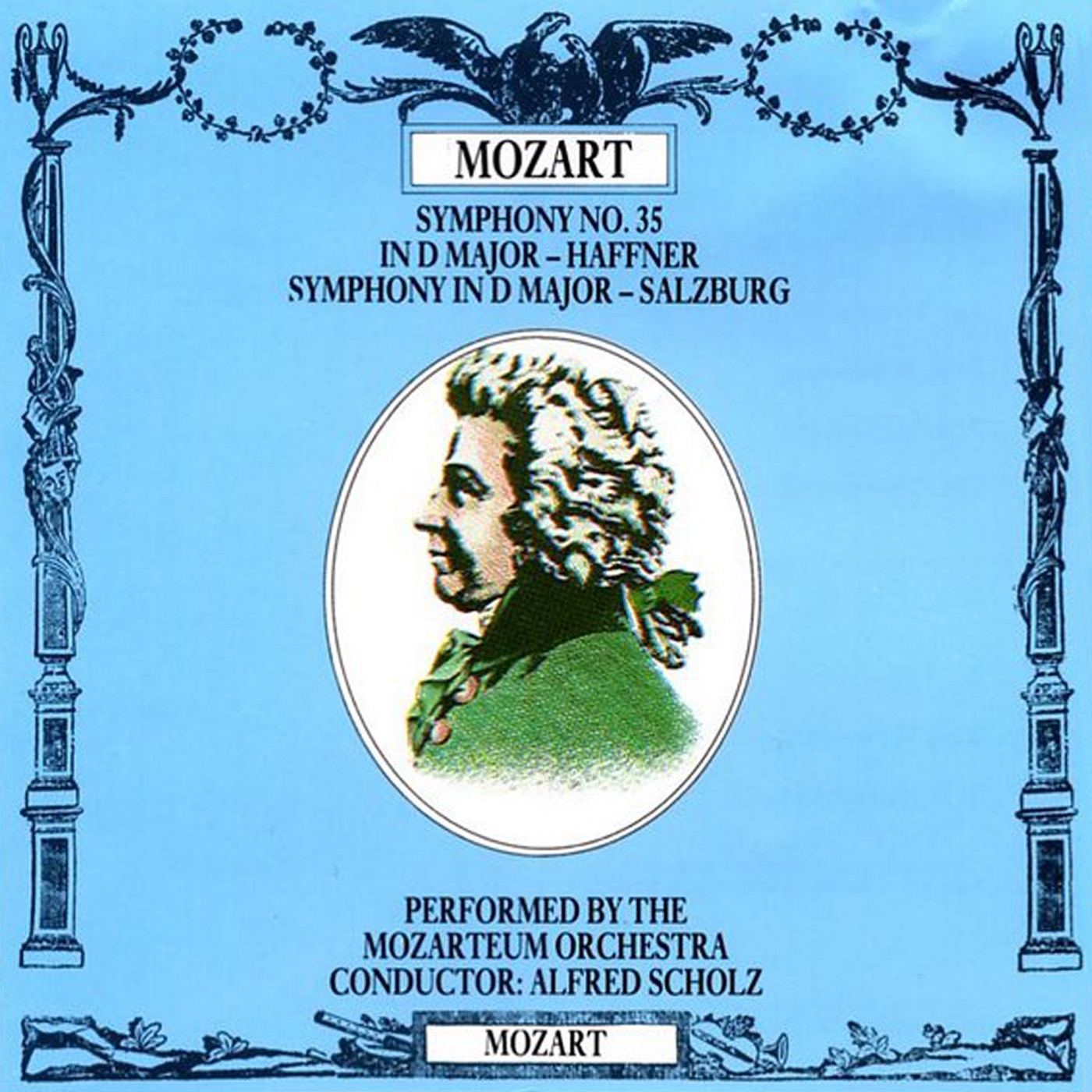 Mozart: Symphony No. 35 in D Major - Haffner & "Salzburg Symphony No. 1" album cover