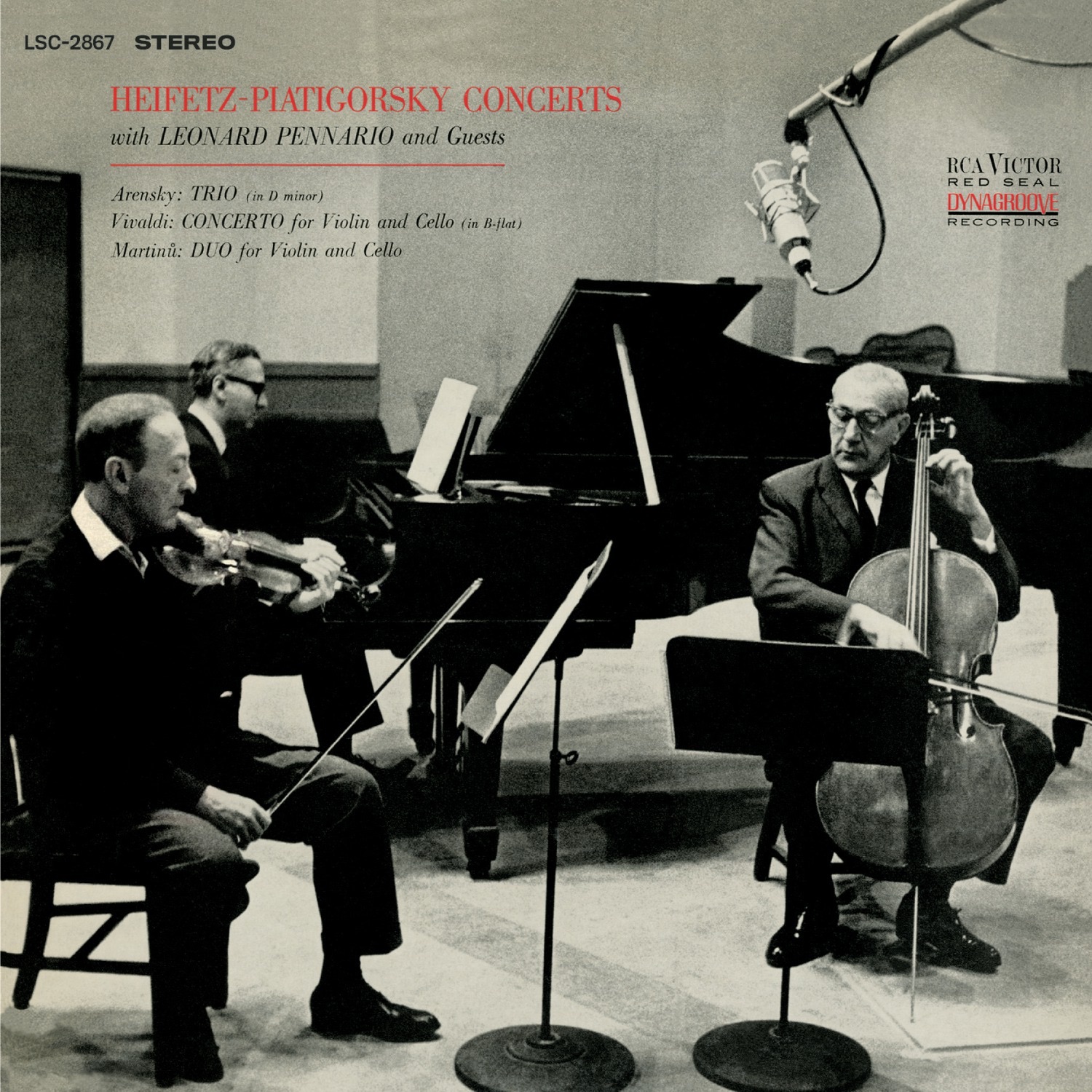 Arensky: Trio No. 1 Op. 32 in D Minor - Vivaldi: Concerto, RV 547/Op. 22 - Martinu: Duo for Violin a album cover