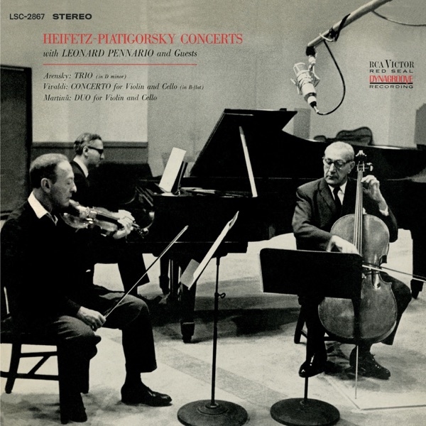 Arensky: Trio No. 1 Op. 32 in D Minor - Vivaldi: Concerto, RV 547/Op. 22 - Martinu: Duo for Violin a album cover