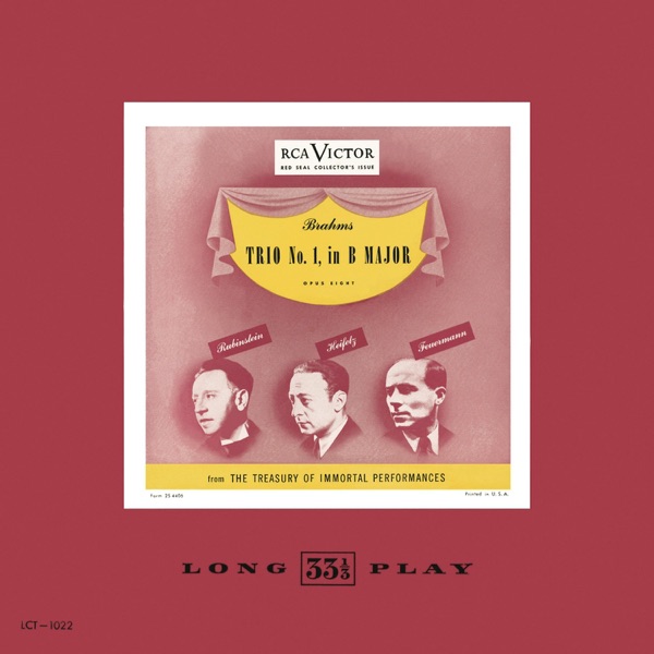 Brahms: Trio No. 1 in B Major, Op. 8 - EP album cover