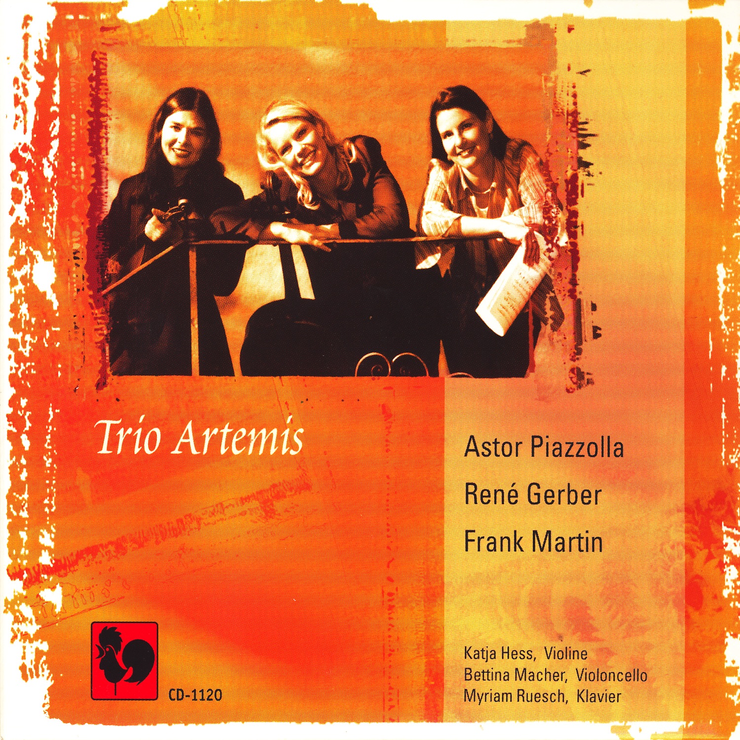 Piazzolla, Gerber, Martin: Trios for Violin, Cello & Piano album cover