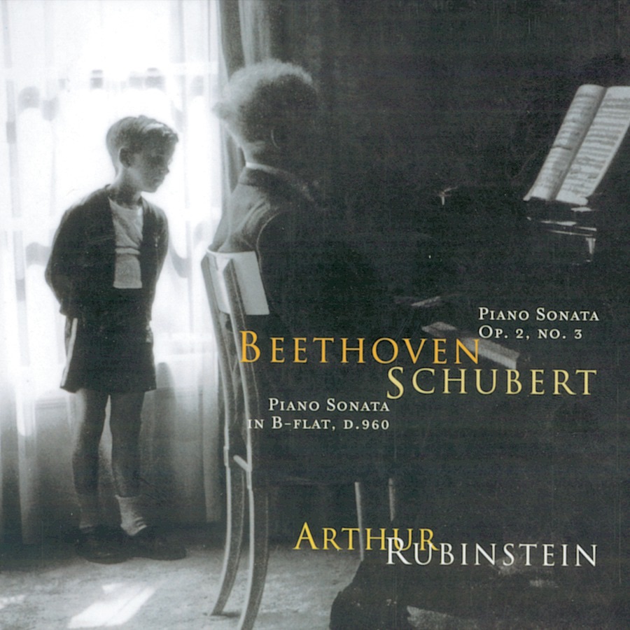 Rubinstein Collection, Vol. 55: Beethoven: Sonata, Op. 2, No. 3 - Schubert: Sonata, Op. Posth. album cover