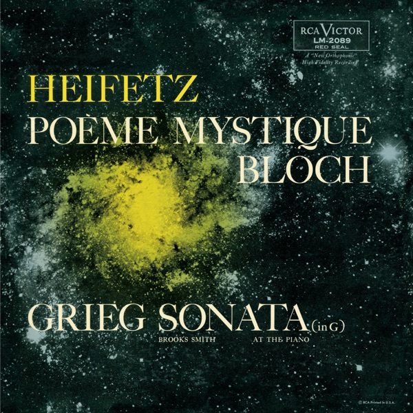 Bloch: Sonata No. 2 "Poème mystique", Grieg: Sonata No. 2, Op. 13, in G album cover