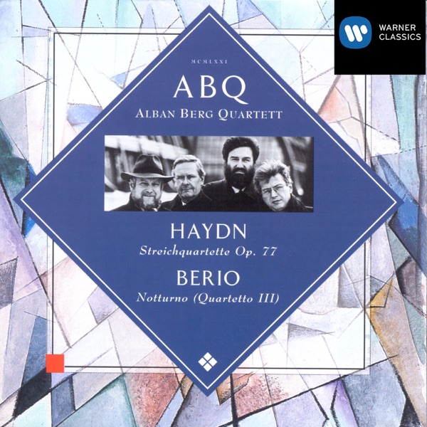 Haydn: String Quartet, Op. 77 & Berio: Notturno (Quartetto III) album cover