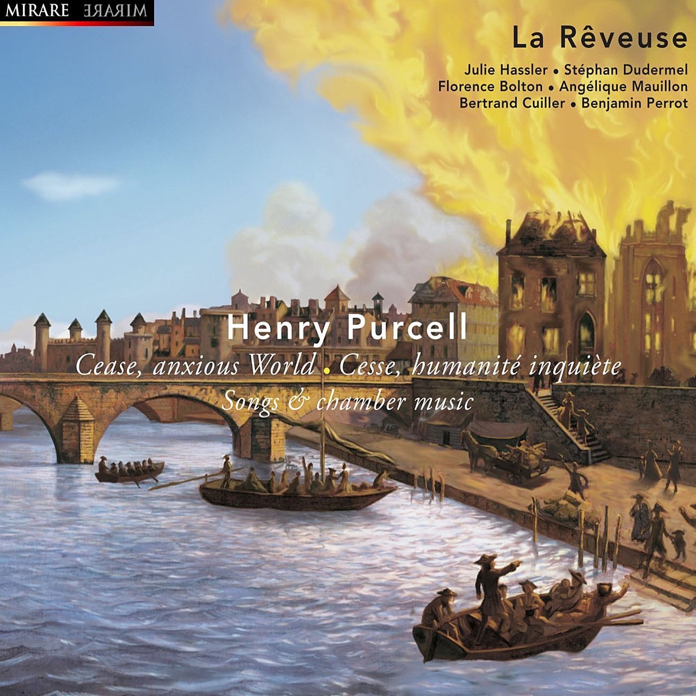 Purcell: Cease Anxious World album cover