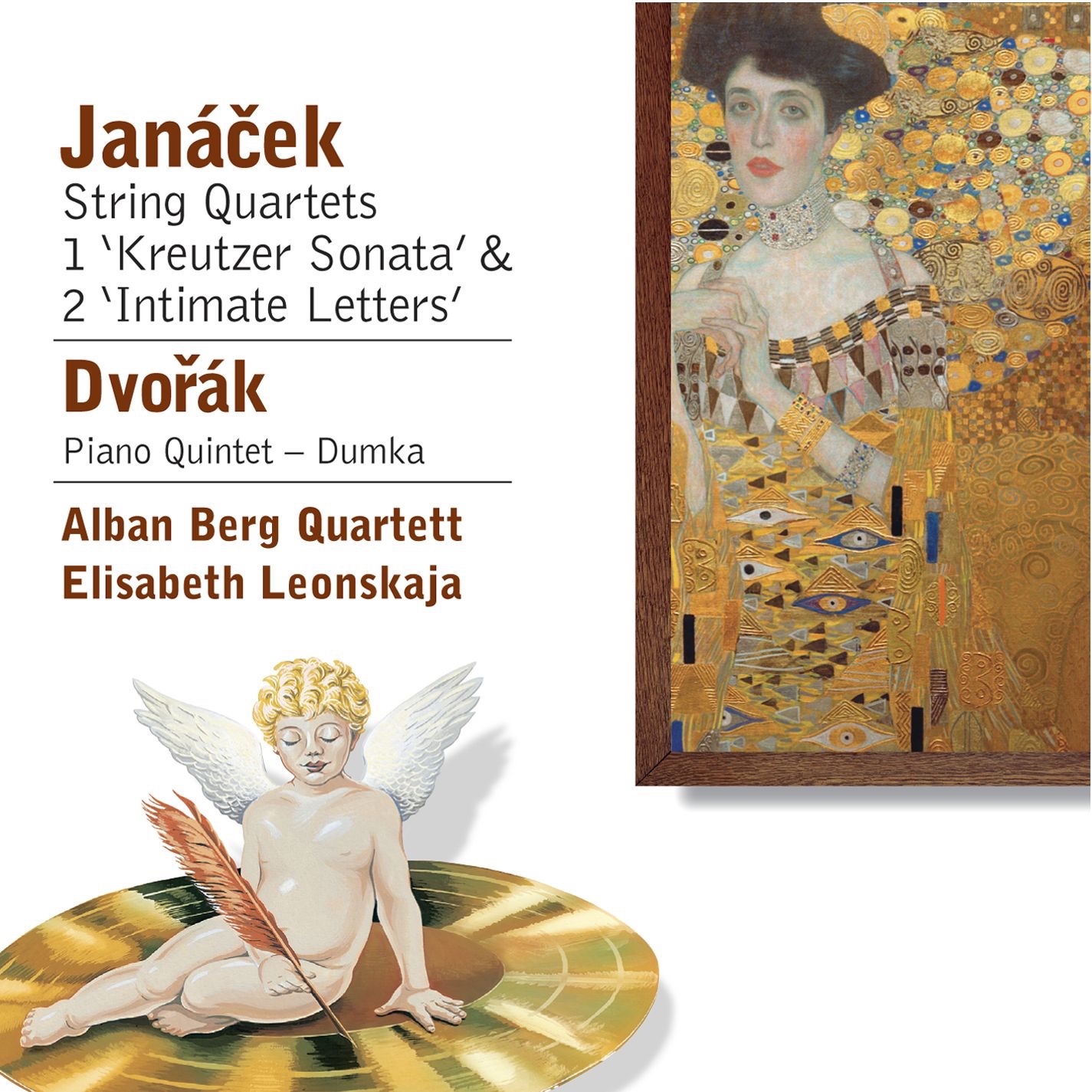 Janácek: String Quartets Nos.1&2 / Dvorák: Piano Quintet In A album cover