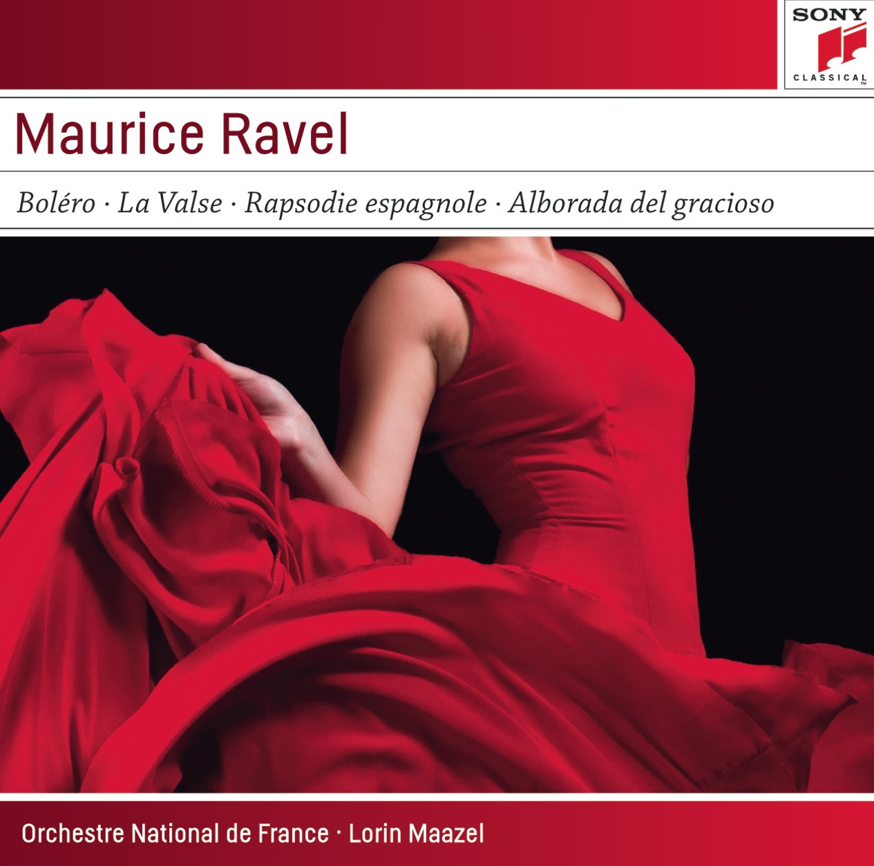 Maurice Ravel: Boléro; Alborado; La Valse; Rhapsodie Espagnole  - Sony Classical Masters album cover