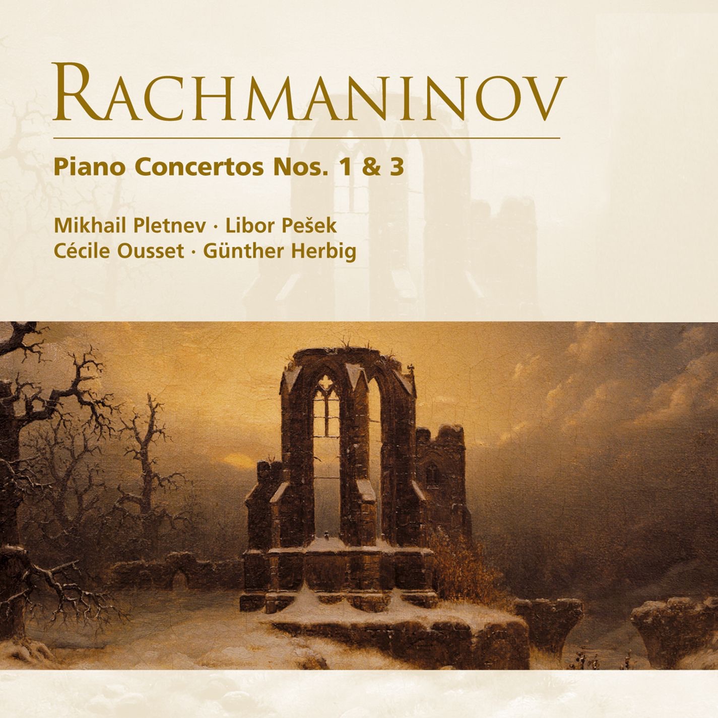 Rachmaninov: Piano Concertos Nos. 1 & 3 album cover