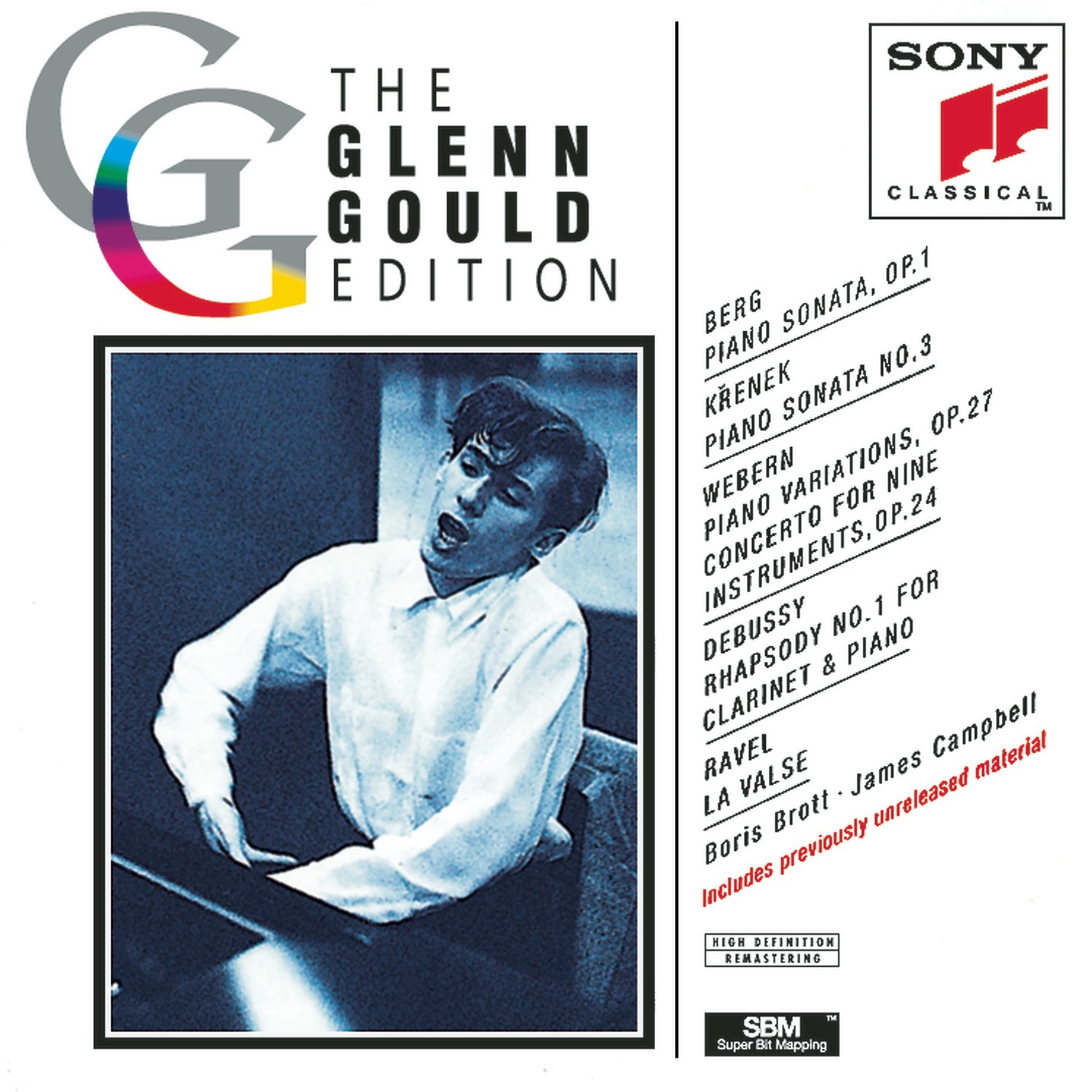Glenn Gould Edition: Berg, Krenek, Webern, Ravel & Debussy album cover
