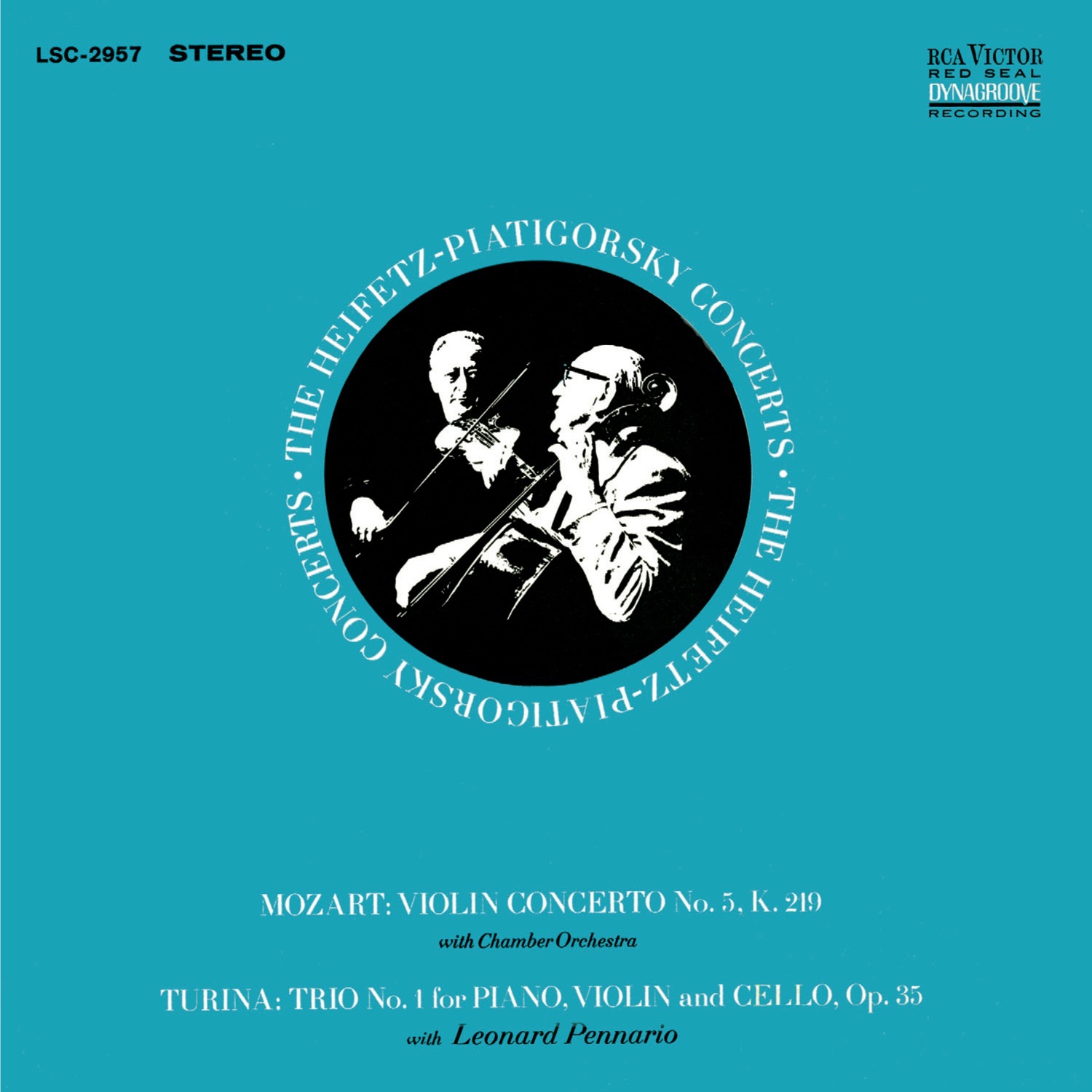 Mozart: Violin Concerto No. 5, K. 219, in A "Turkish" - Turina: Piano Trio No. 1, Op. 35 album cover