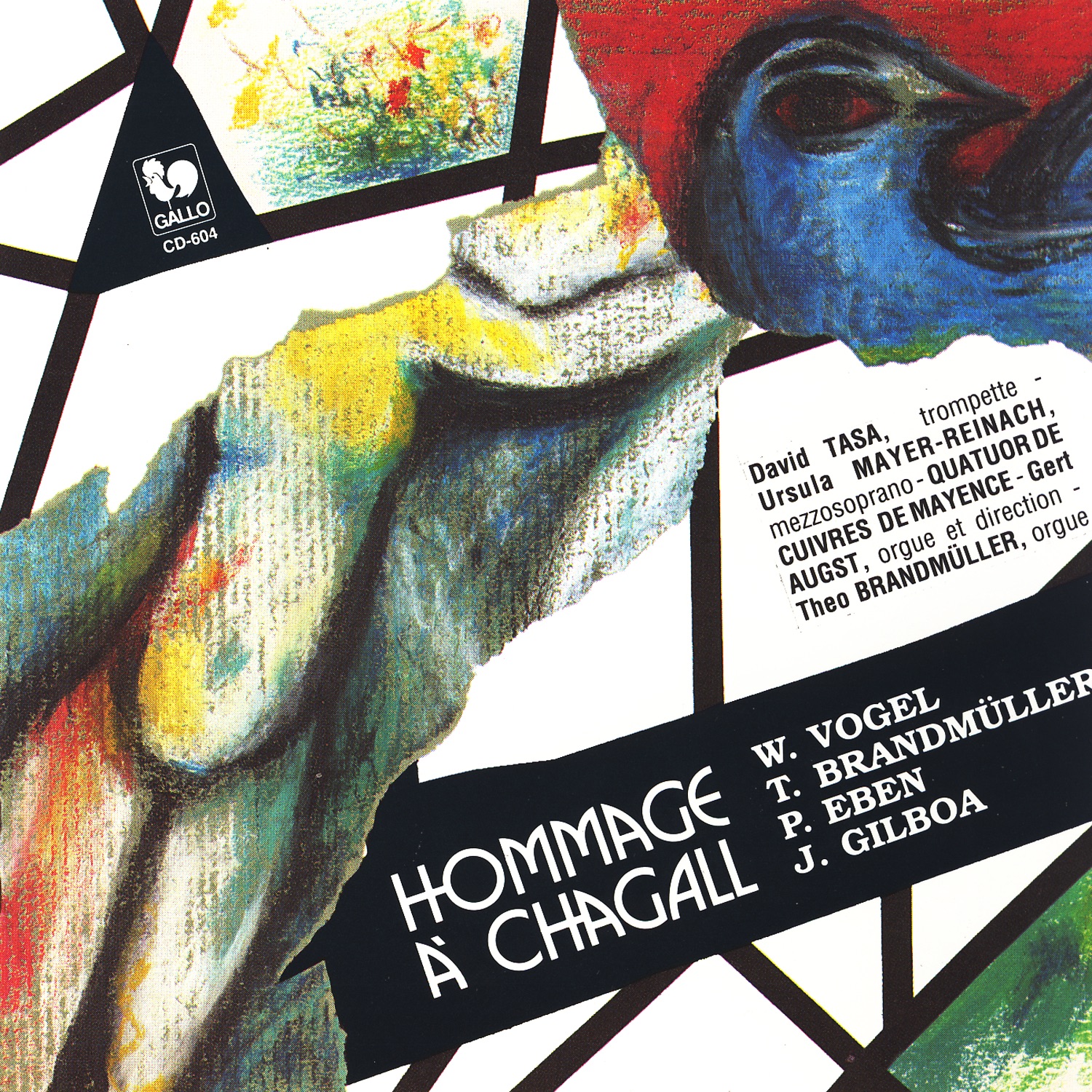Hommage à Chagall: Vogel – Brandmüller – Eben – Gilboa album cover
