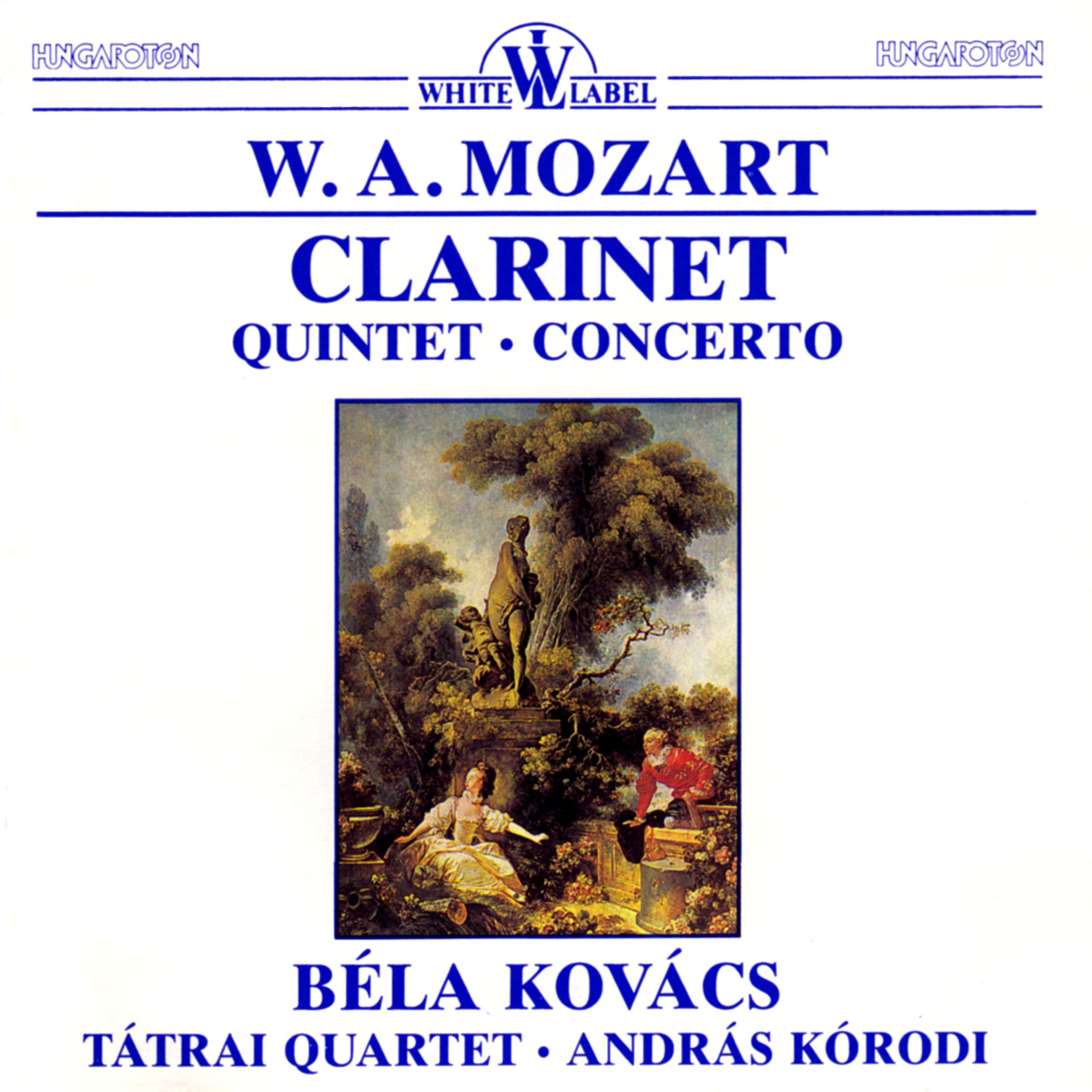 W. A. Mozart: Clarinet Quintet, Concerto album cover