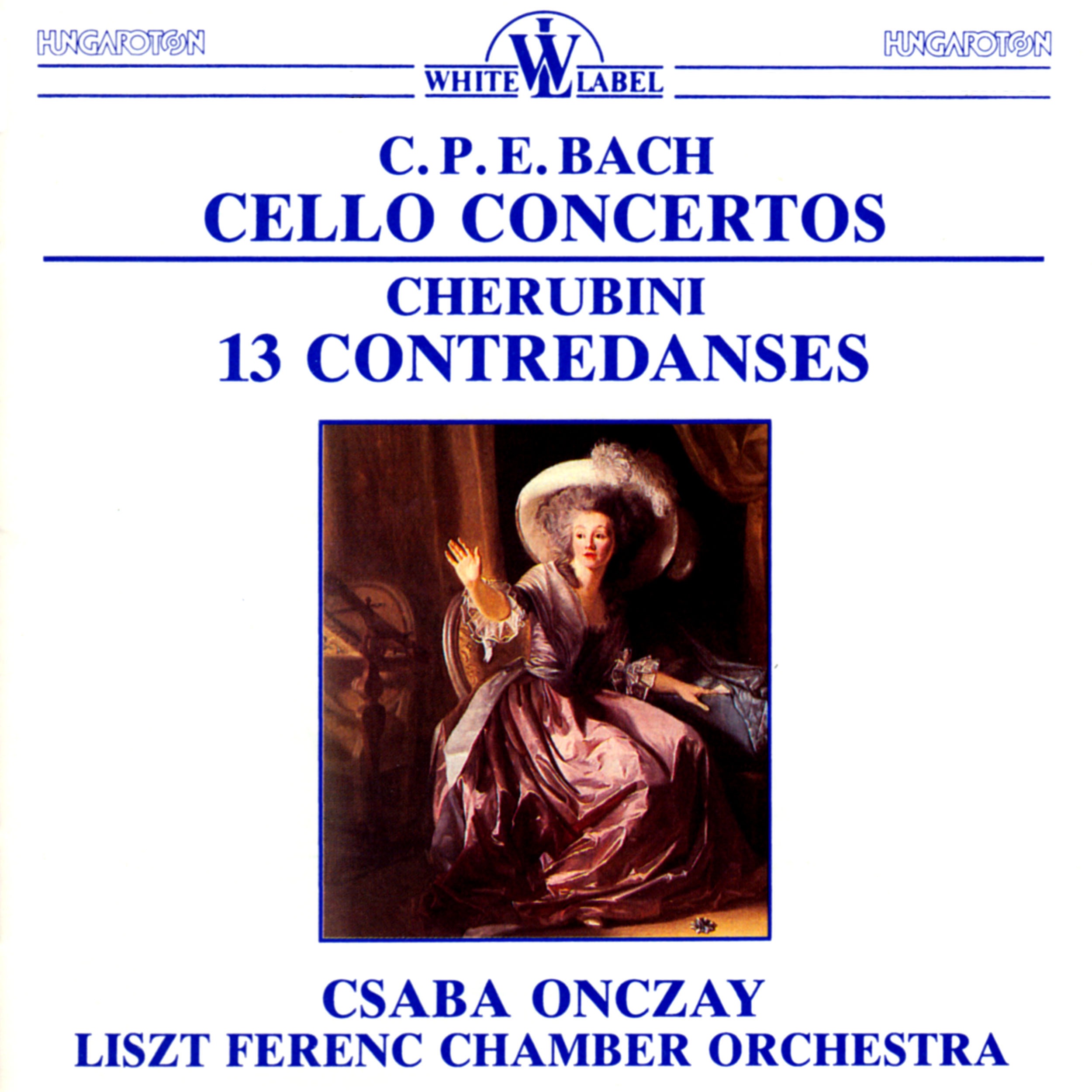 C. P. E. Bach: Cello Concertos, Cherubini: 13 Contredances album cover