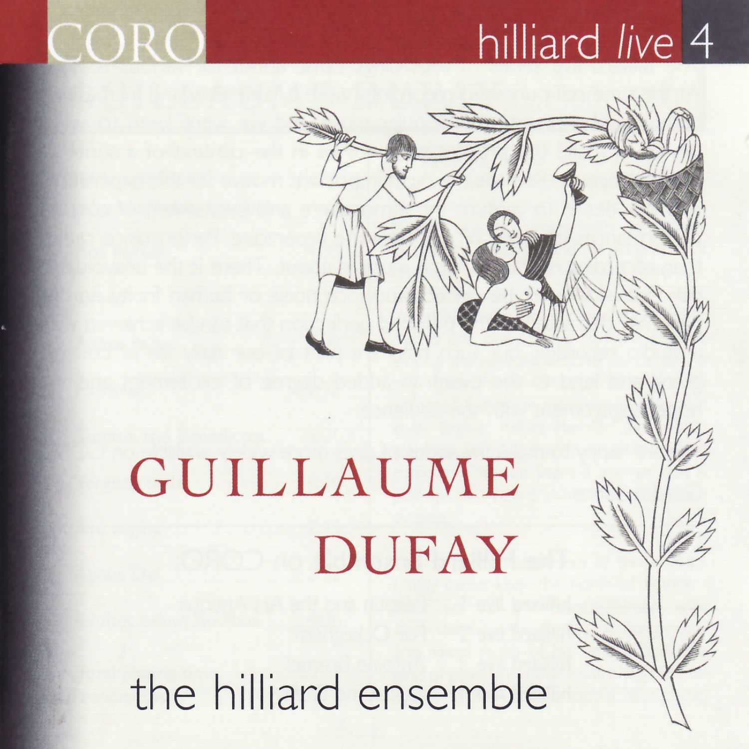 Hilliard Live, Vol. 4 - Guillaume Dufay album cover