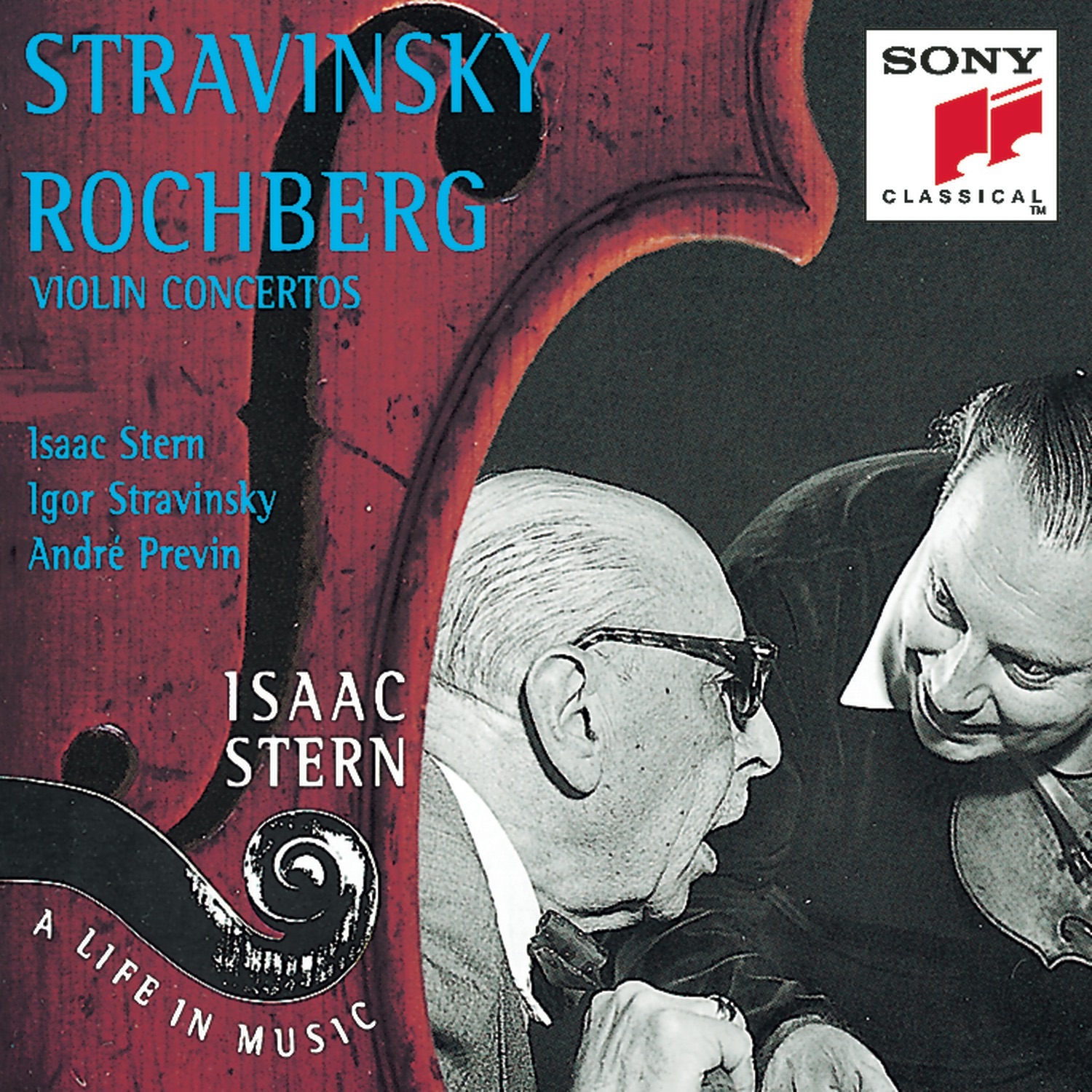 Stravinsky & Rochberg: Violin Concertos album cover