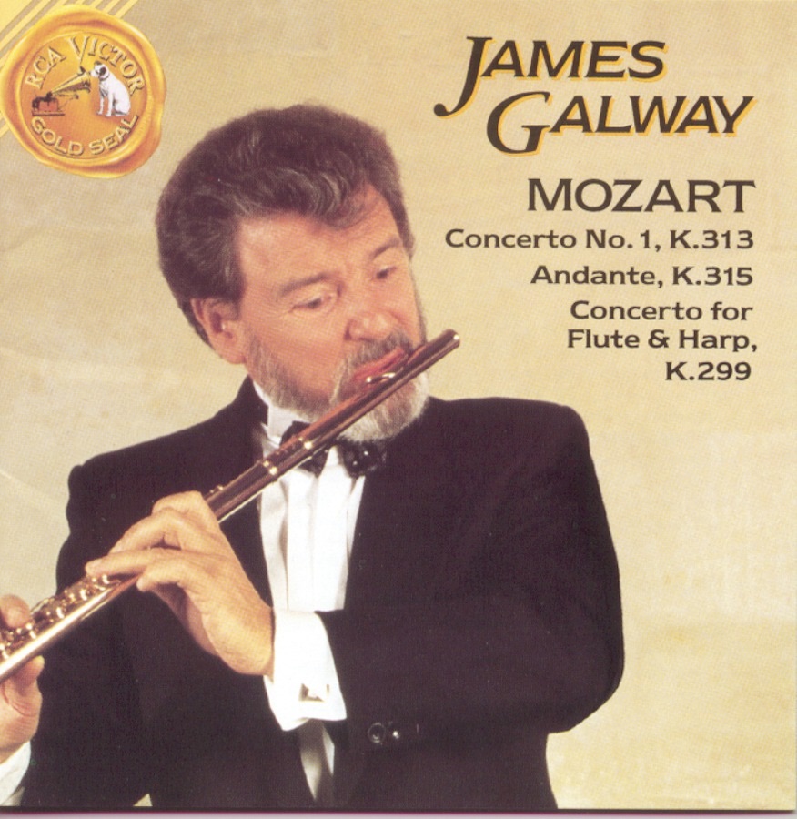 James Galway Plays Mozart album cover
