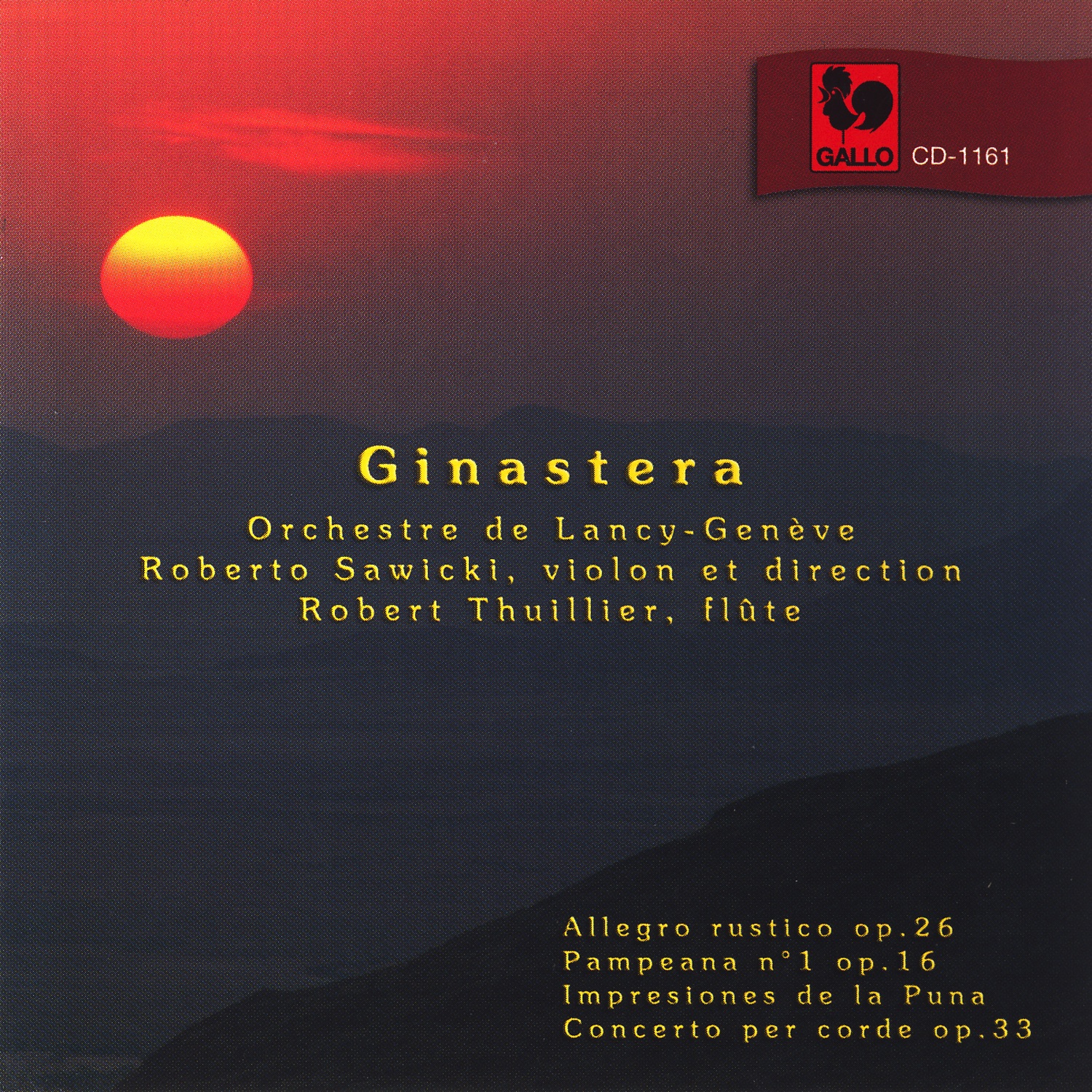 Ginastera: Orchestral Pieces album cover