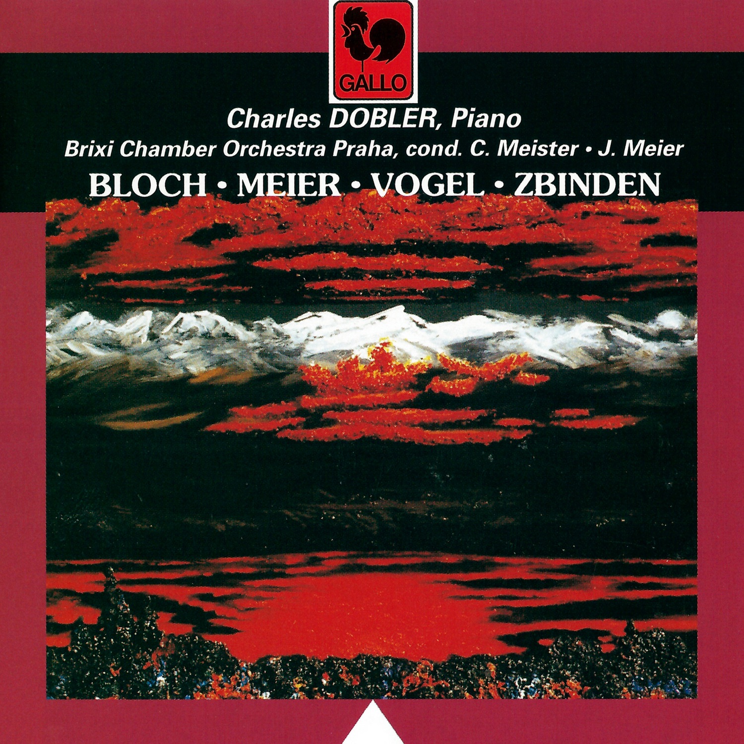 Bloch: Concerto Grosso No. 1 - Meier: Esquisses - Vogel: Kleine Hörformen - Zbinden: Concerto da Cam album cover